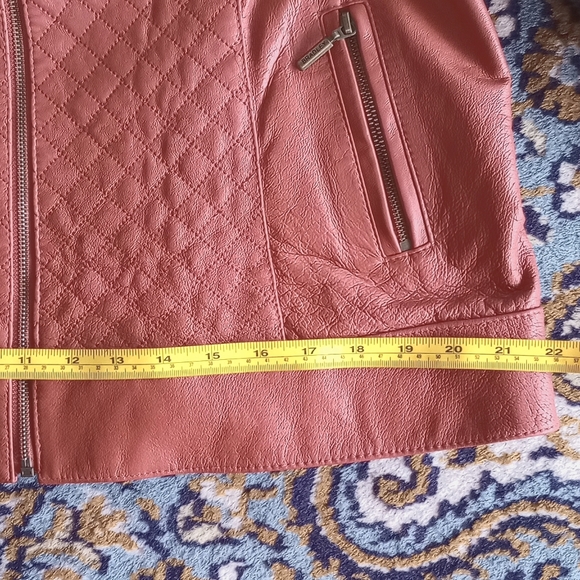 NEW Bradley Bayou Quilted Panel Leather Jacket - Picture 8 of 9